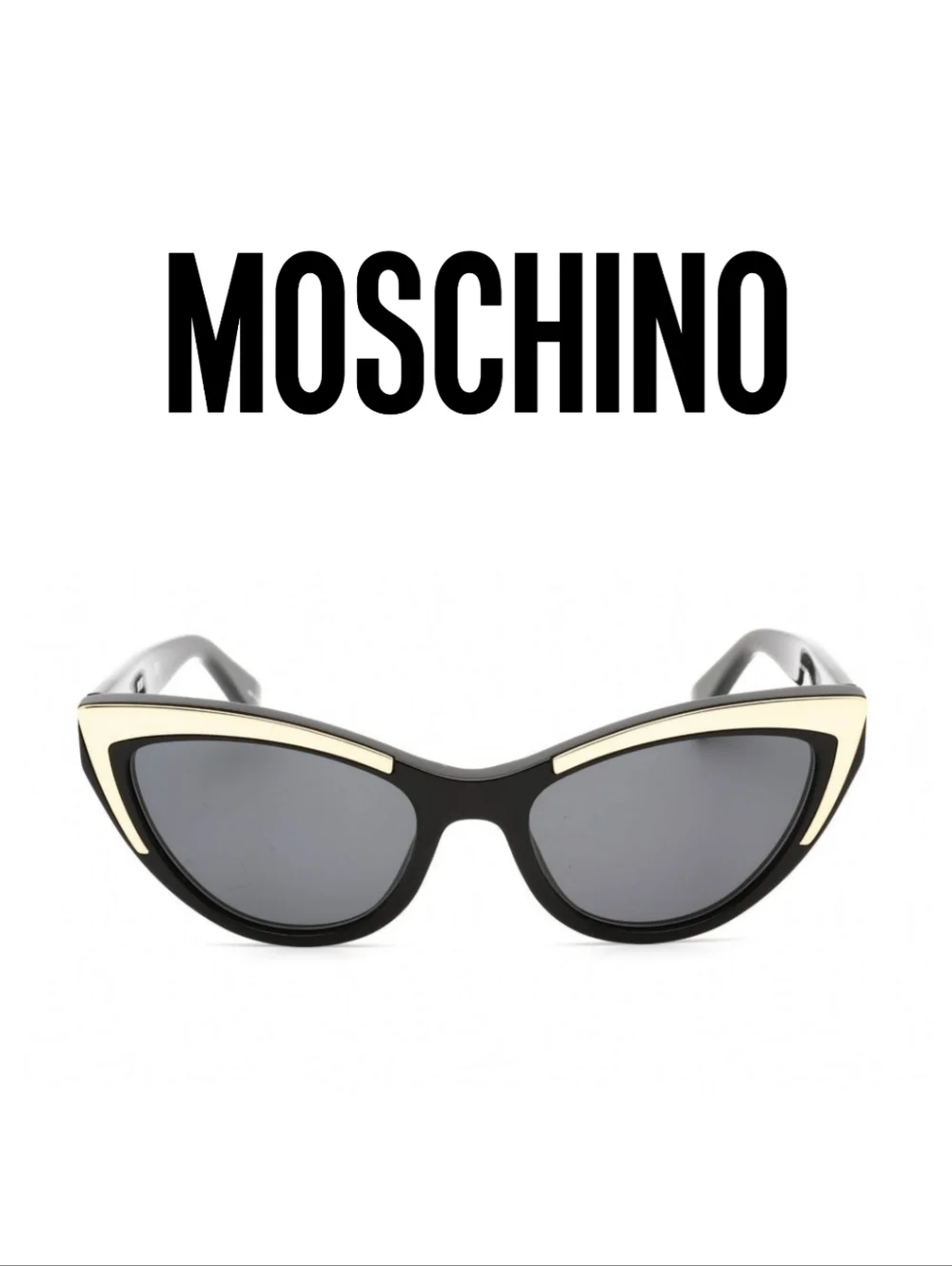 Moschino MOS094/S Sunglasses Color: Black/Grey Color Code: 807/R